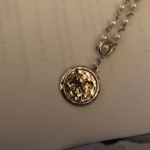 Pearl and sterling silver necklace